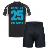 Bayer Leverkusen Exequiel Palacios #25 3rd trikot Kinder 2024-25 Kurzarm (+ Kurze Hosen)